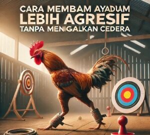 Cara Membuat Ayam Aduan Lebih Agresif Tanpa Meninggalkan Cedera